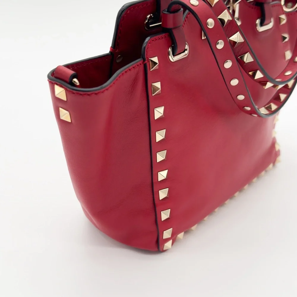 Valentino Rockstud Leather Shoulder Bag - Picture 6 of 17